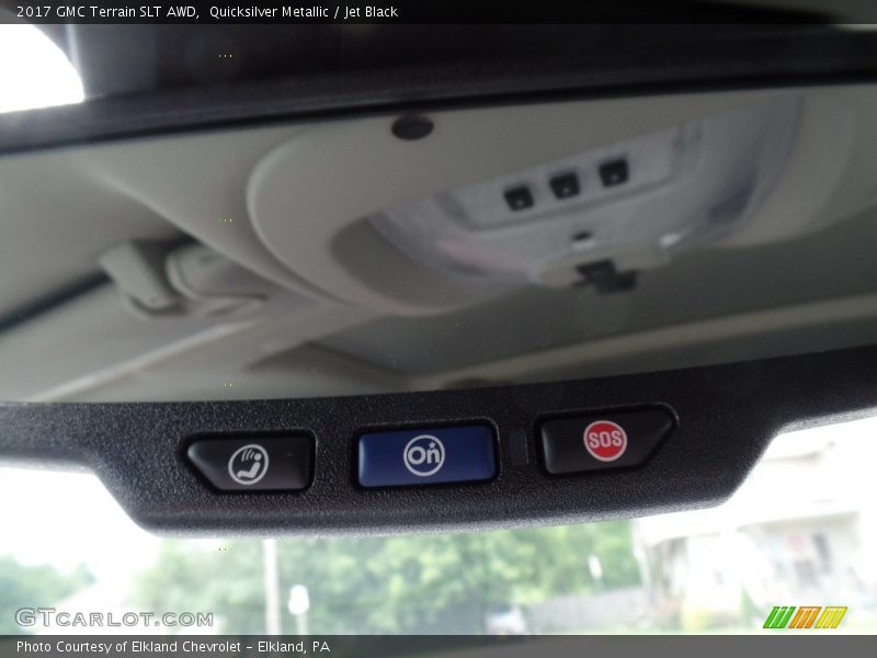 Quicksilver Metallic / Jet Black 2017 GMC Terrain SLT AWD
