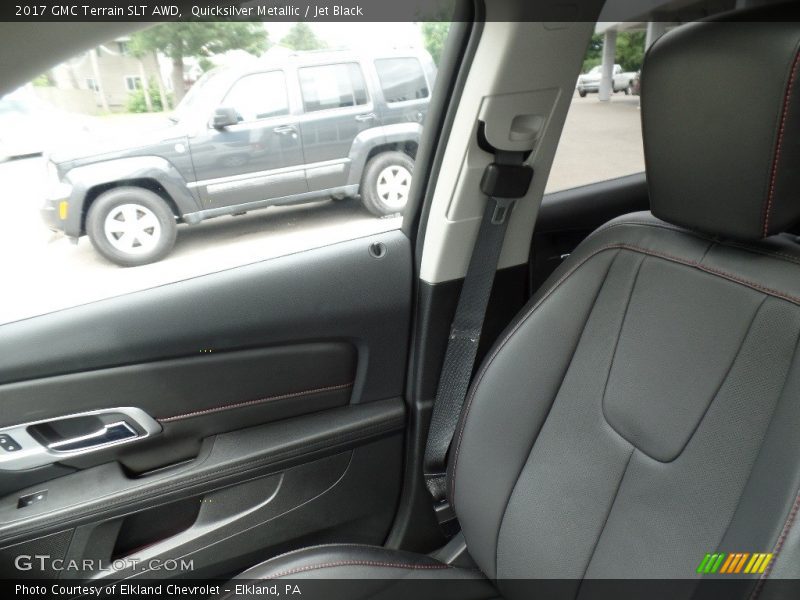 Quicksilver Metallic / Jet Black 2017 GMC Terrain SLT AWD