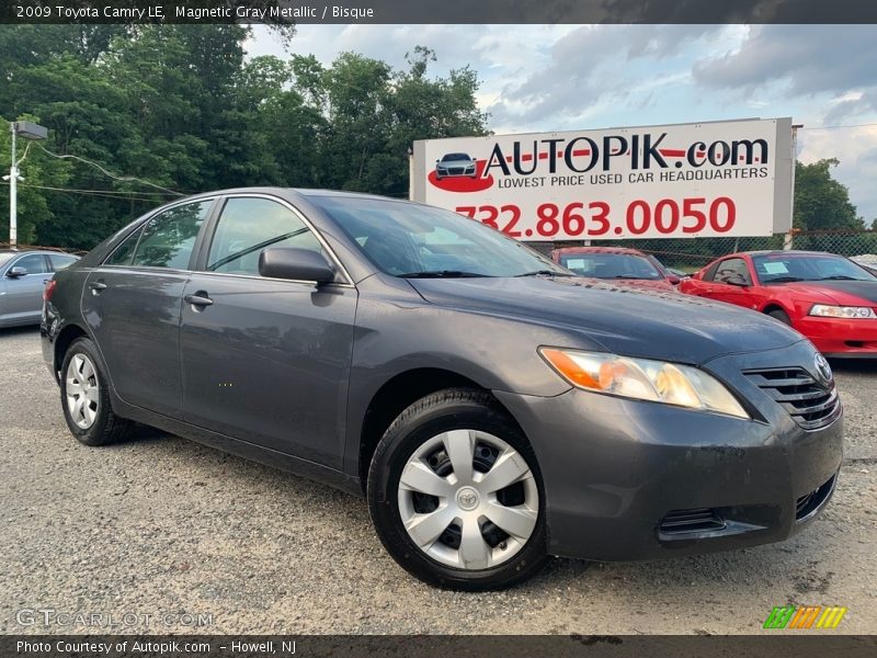 Magnetic Gray Metallic / Bisque 2009 Toyota Camry LE