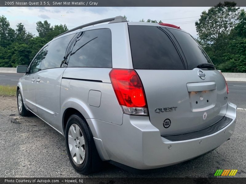Silver Mist Metallic / Gray 2005 Nissan Quest 3.5 S
