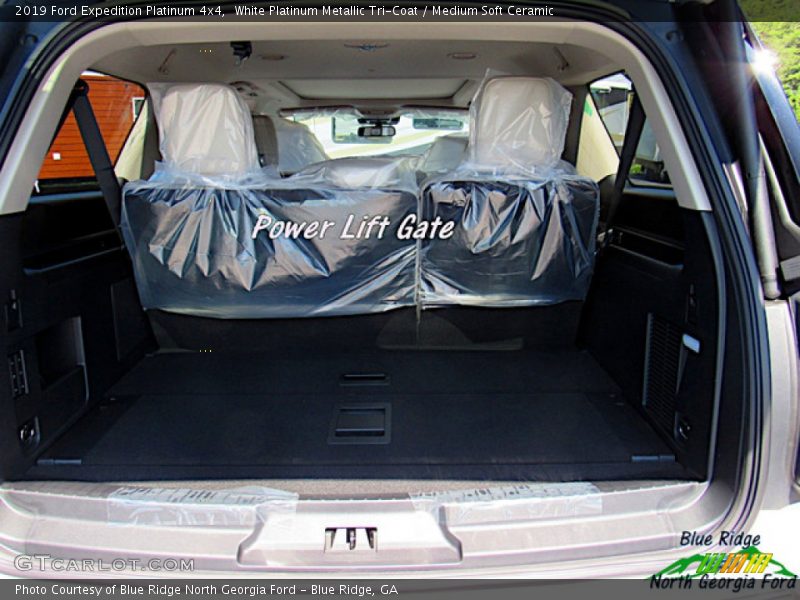 White Platinum Metallic Tri-Coat / Medium Soft Ceramic 2019 Ford Expedition Platinum 4x4