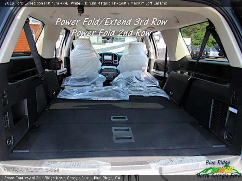 White Platinum Metallic Tri-Coat / Medium Soft Ceramic 2019 Ford Expedition Platinum 4x4