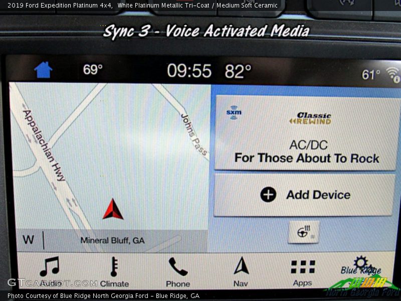 White Platinum Metallic Tri-Coat / Medium Soft Ceramic 2019 Ford Expedition Platinum 4x4