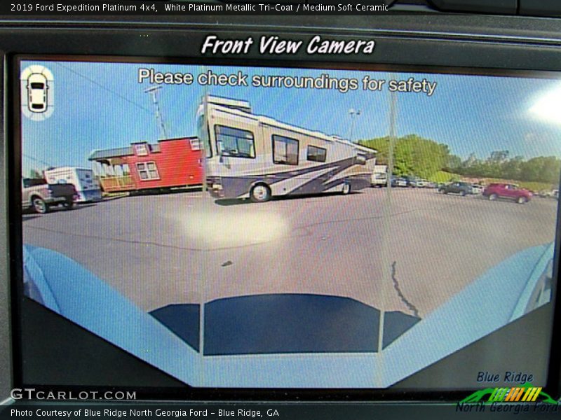 White Platinum Metallic Tri-Coat / Medium Soft Ceramic 2019 Ford Expedition Platinum 4x4