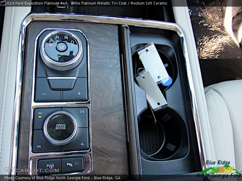 White Platinum Metallic Tri-Coat / Medium Soft Ceramic 2019 Ford Expedition Platinum 4x4