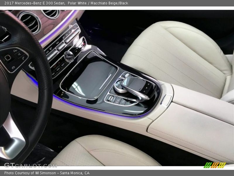 Polar White / Macchiato Beige/Black 2017 Mercedes-Benz E 300 Sedan