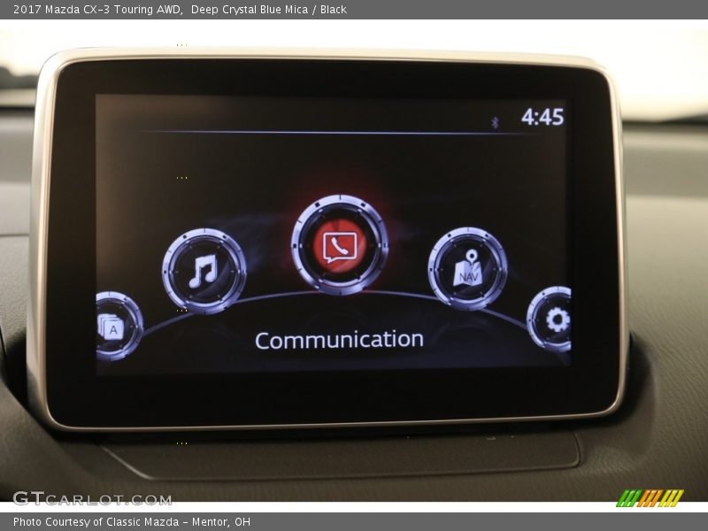 Deep Crystal Blue Mica / Black 2017 Mazda CX-3 Touring AWD