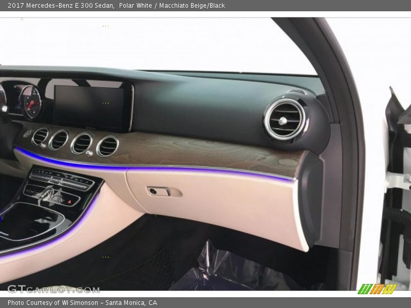Polar White / Macchiato Beige/Black 2017 Mercedes-Benz E 300 Sedan