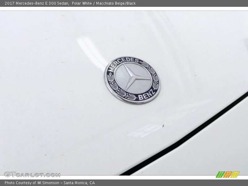 Polar White / Macchiato Beige/Black 2017 Mercedes-Benz E 300 Sedan