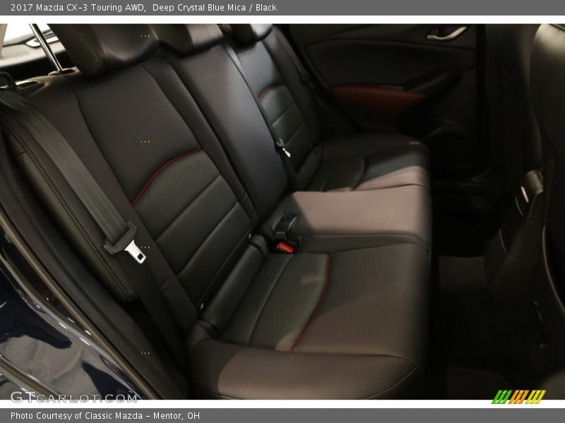 Deep Crystal Blue Mica / Black 2017 Mazda CX-3 Touring AWD