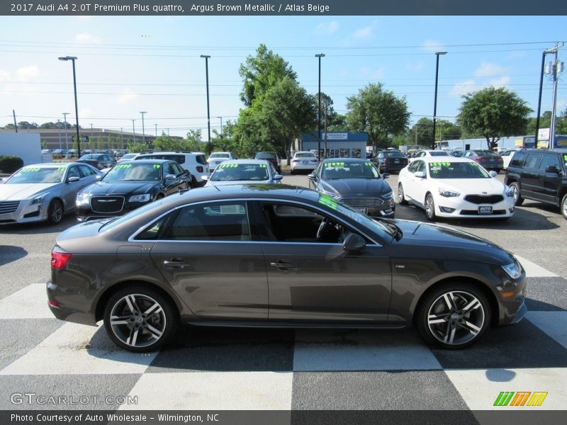 Argus Brown Metallic / Atlas Beige 2017 Audi A4 2.0T Premium Plus quattro
