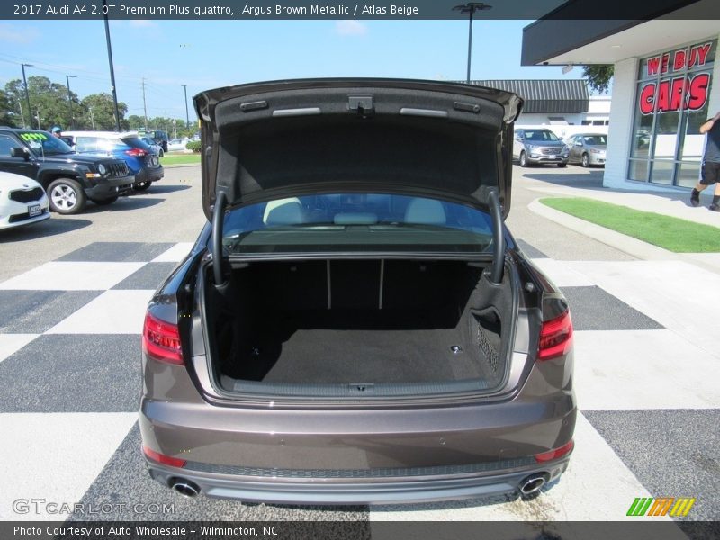 Argus Brown Metallic / Atlas Beige 2017 Audi A4 2.0T Premium Plus quattro