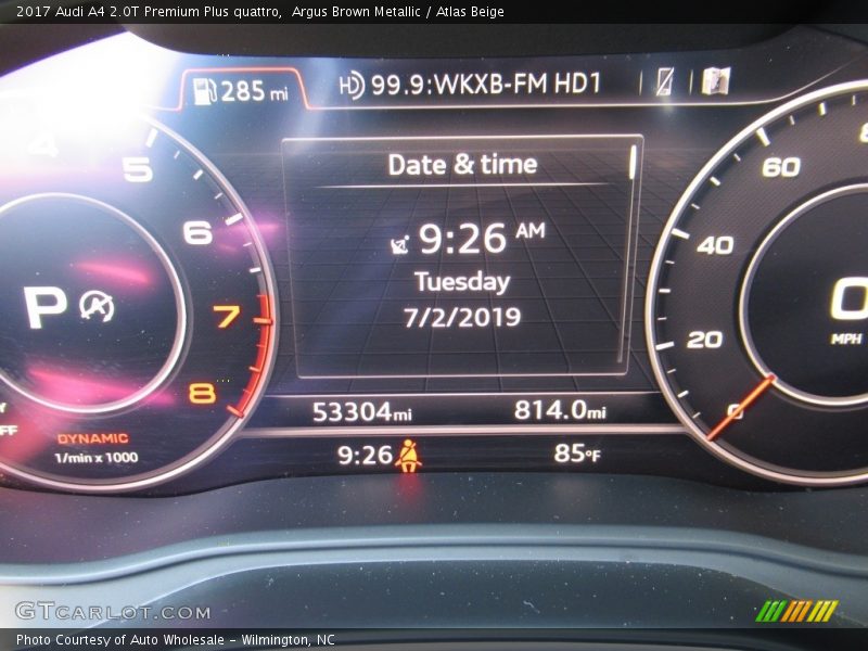 Argus Brown Metallic / Atlas Beige 2017 Audi A4 2.0T Premium Plus quattro