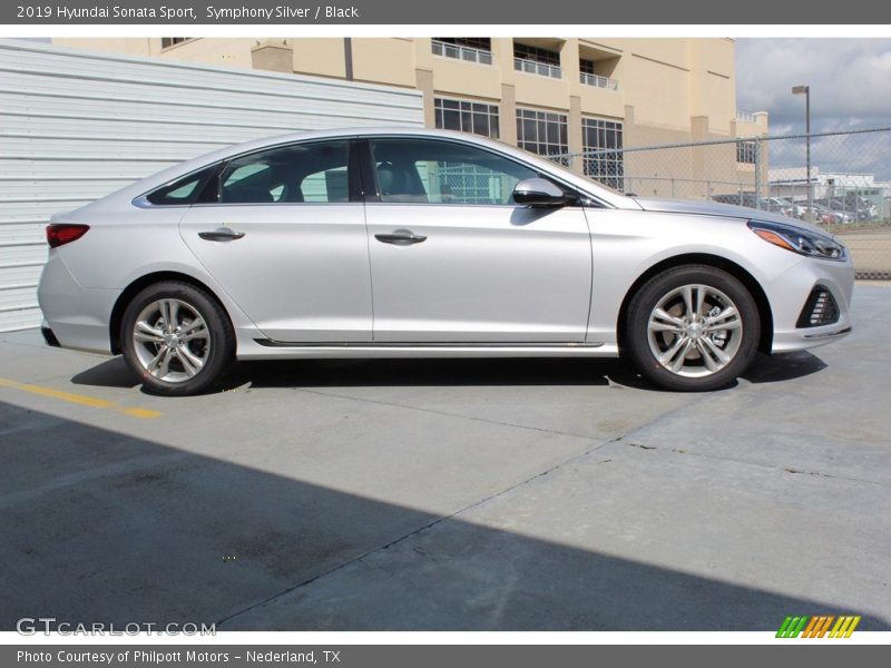 Symphony Silver / Black 2019 Hyundai Sonata Sport