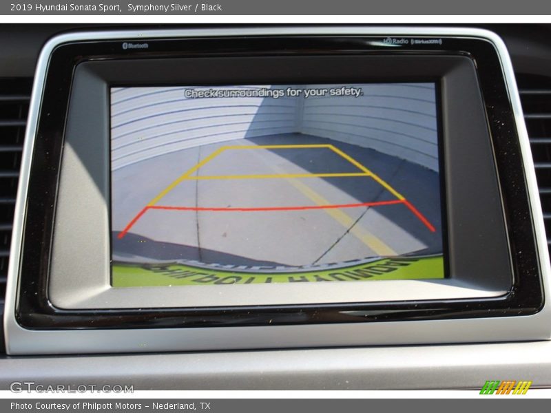 Symphony Silver / Black 2019 Hyundai Sonata Sport