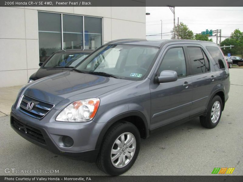 Pewter Pearl / Black 2006 Honda CR-V SE 4WD