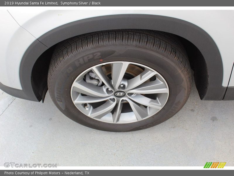 Symphony Silver / Black 2019 Hyundai Santa Fe Limited