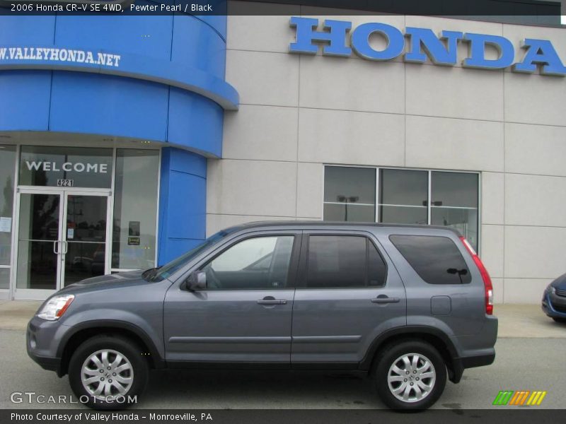 Pewter Pearl / Black 2006 Honda CR-V SE 4WD