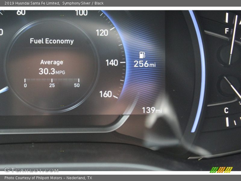 Symphony Silver / Black 2019 Hyundai Santa Fe Limited