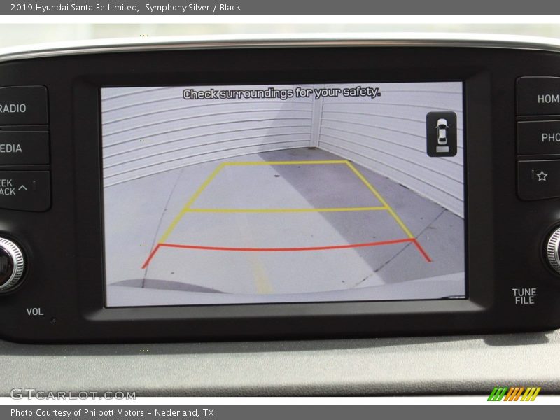 Symphony Silver / Black 2019 Hyundai Santa Fe Limited