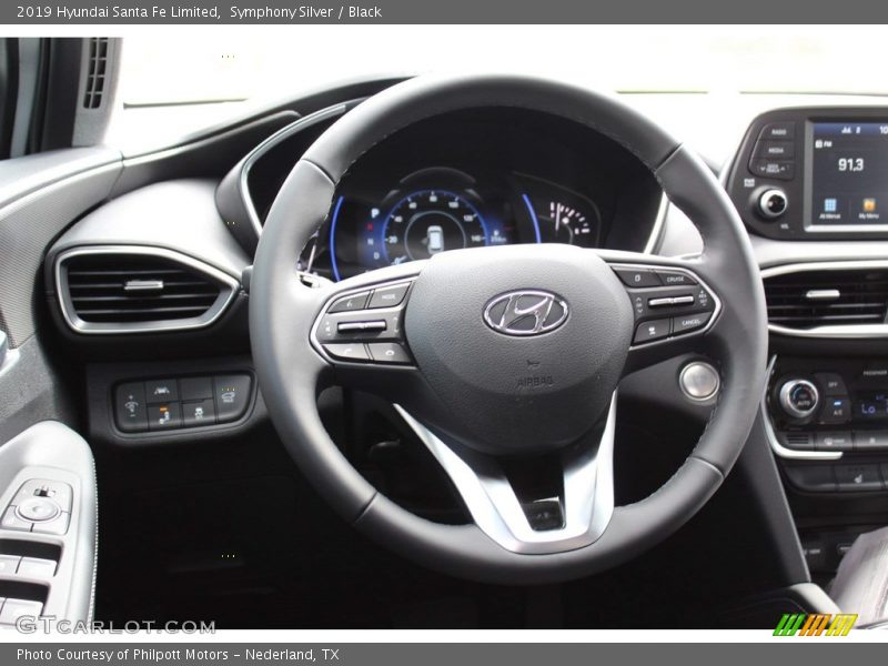Symphony Silver / Black 2019 Hyundai Santa Fe Limited