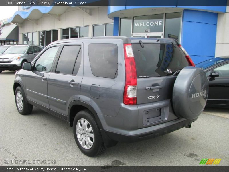 Pewter Pearl / Black 2006 Honda CR-V SE 4WD