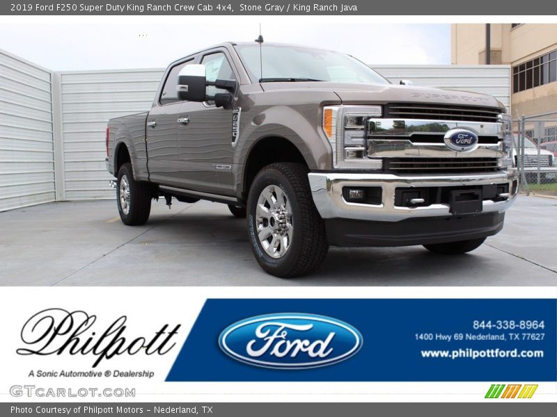 Stone Gray / King Ranch Java 2019 Ford F250 Super Duty King Ranch Crew Cab 4x4