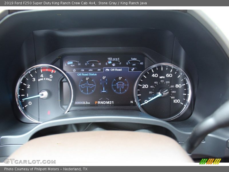  2019 F250 Super Duty King Ranch Crew Cab 4x4 King Ranch Crew Cab 4x4 Gauges