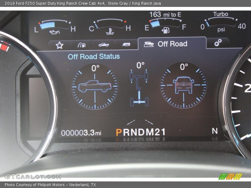  2019 F250 Super Duty King Ranch Crew Cab 4x4 King Ranch Crew Cab 4x4 Gauges