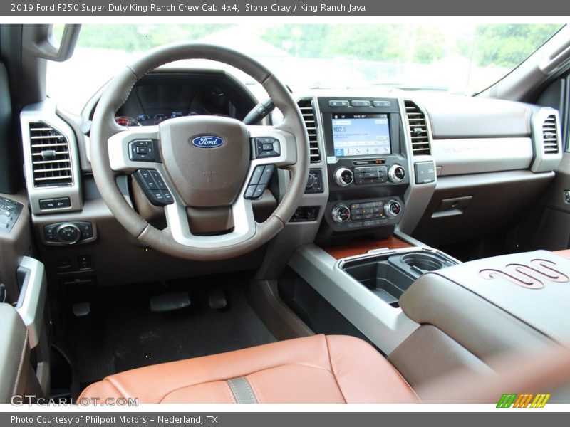 Dashboard of 2019 F250 Super Duty King Ranch Crew Cab 4x4