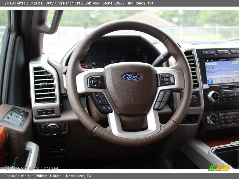  2019 F250 Super Duty King Ranch Crew Cab 4x4 Steering Wheel