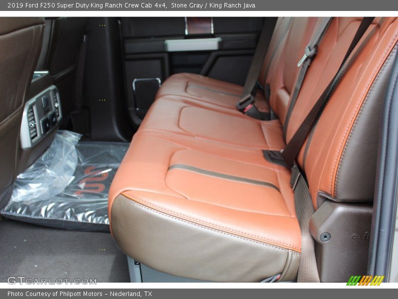 Rear Seat of 2019 F250 Super Duty King Ranch Crew Cab 4x4
