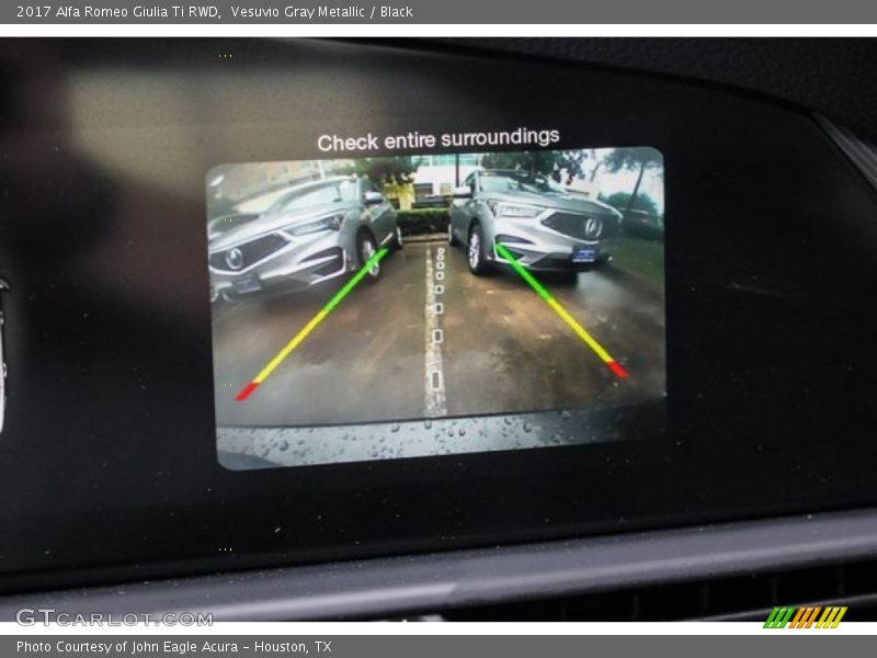 Vesuvio Gray Metallic / Black 2017 Alfa Romeo Giulia Ti RWD