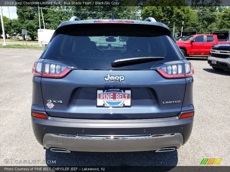 Blue Shade Pearl / Black/Ski Grey 2019 Jeep Cherokee Limited 4x4