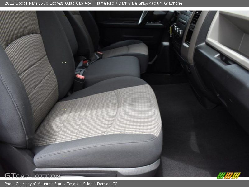 Flame Red / Dark Slate Gray/Medium Graystone 2012 Dodge Ram 1500 Express Quad Cab 4x4