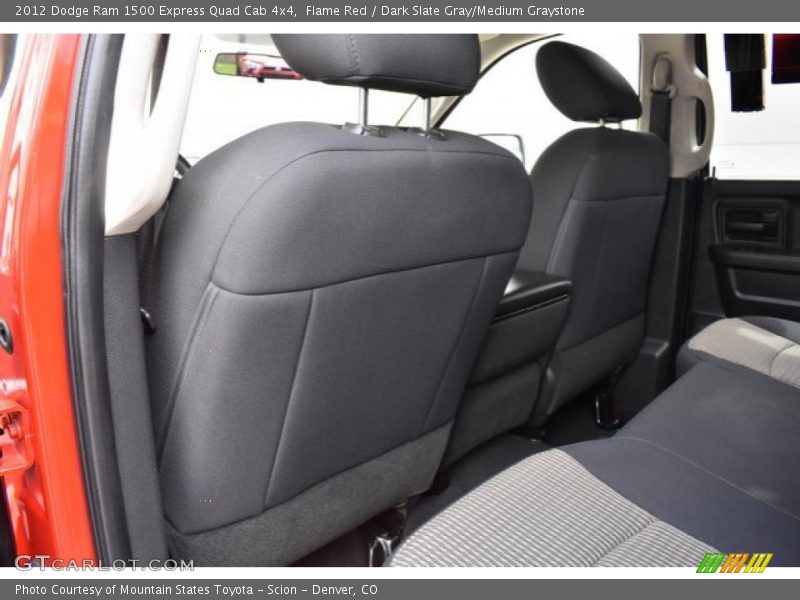 Flame Red / Dark Slate Gray/Medium Graystone 2012 Dodge Ram 1500 Express Quad Cab 4x4