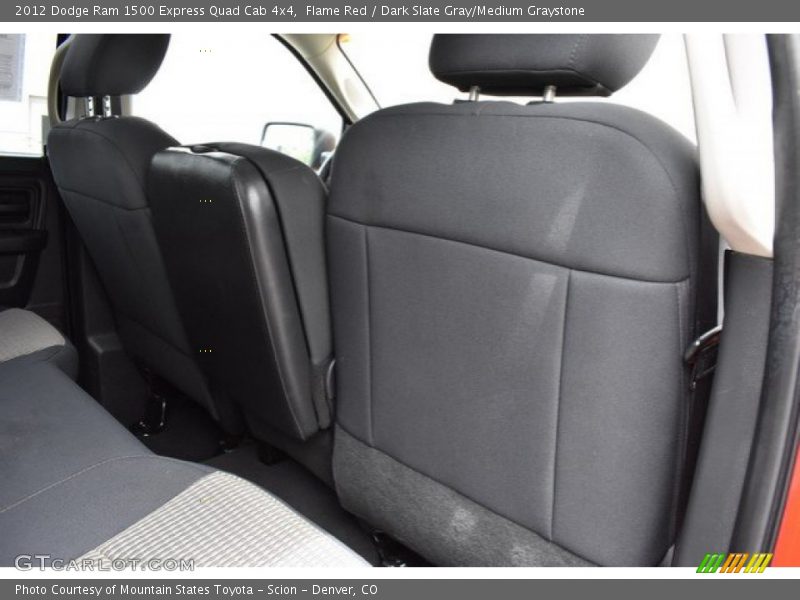 Flame Red / Dark Slate Gray/Medium Graystone 2012 Dodge Ram 1500 Express Quad Cab 4x4