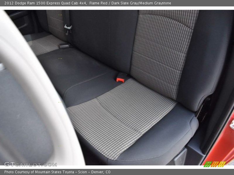 Flame Red / Dark Slate Gray/Medium Graystone 2012 Dodge Ram 1500 Express Quad Cab 4x4