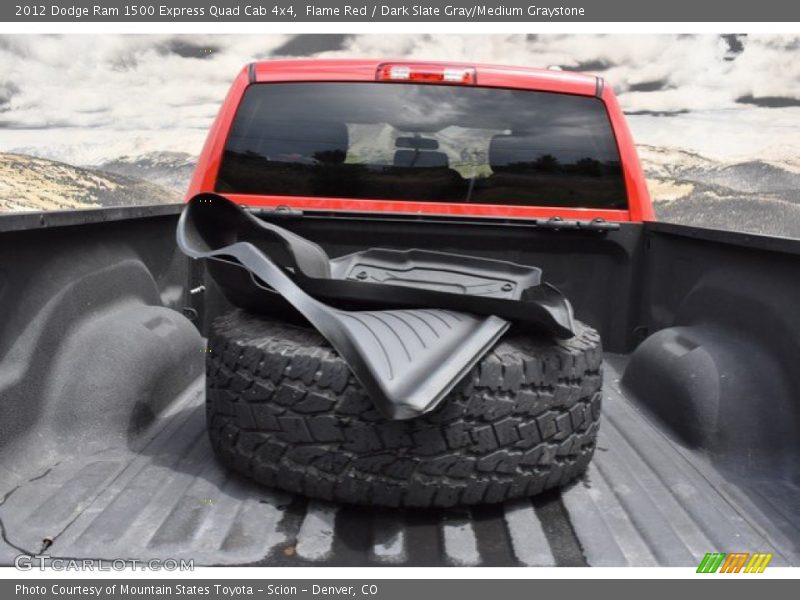 Flame Red / Dark Slate Gray/Medium Graystone 2012 Dodge Ram 1500 Express Quad Cab 4x4
