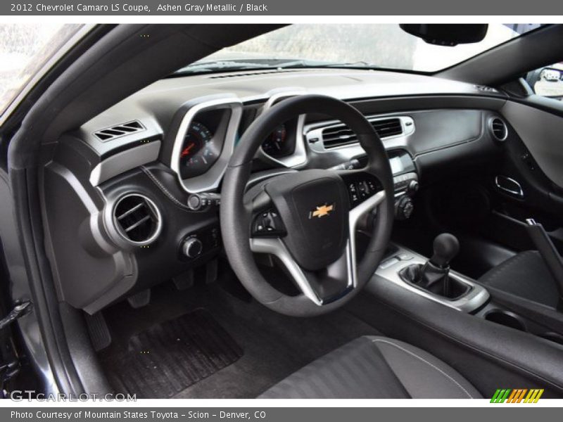 Ashen Gray Metallic / Black 2012 Chevrolet Camaro LS Coupe