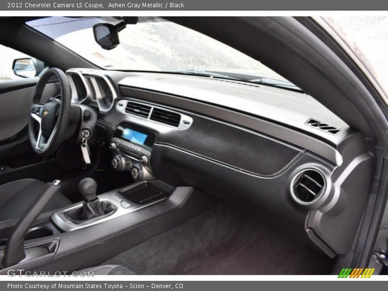 Ashen Gray Metallic / Black 2012 Chevrolet Camaro LS Coupe