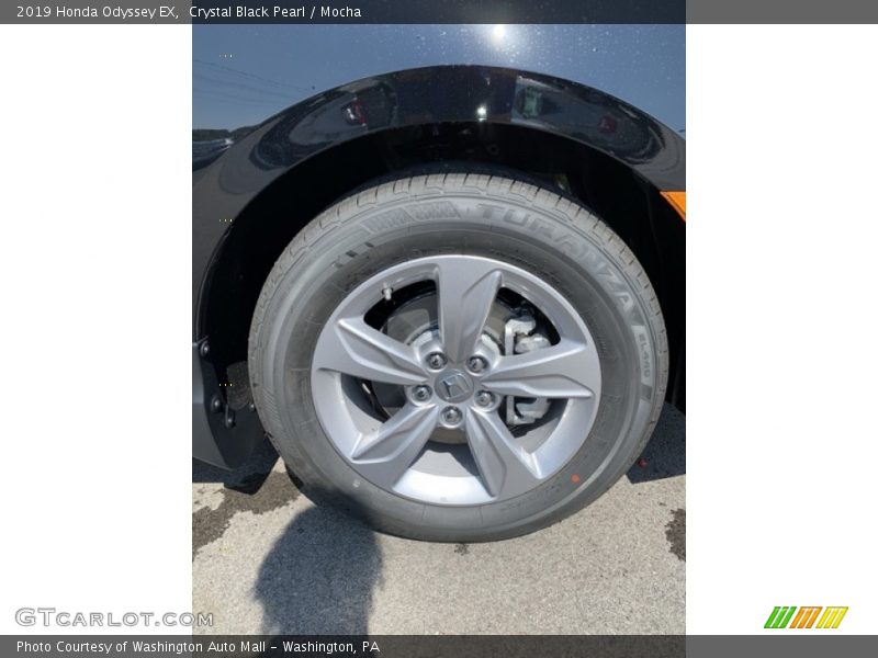 Crystal Black Pearl / Mocha 2019 Honda Odyssey EX