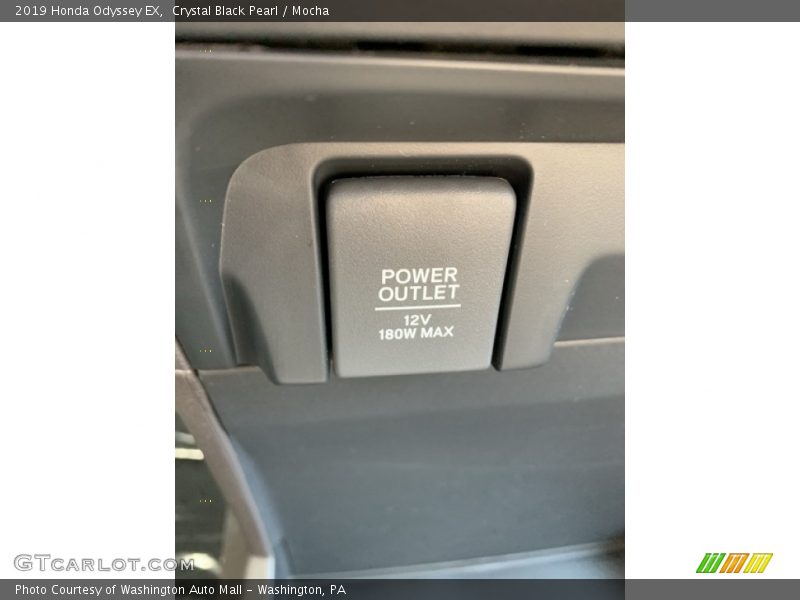 Crystal Black Pearl / Mocha 2019 Honda Odyssey EX