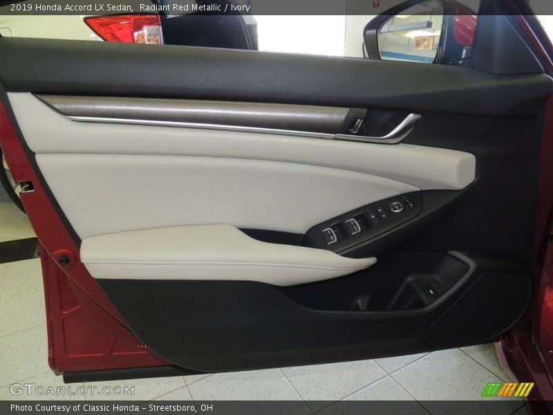 Radiant Red Metallic / Ivory 2019 Honda Accord LX Sedan