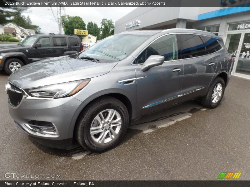 Satin Steel Metallic / Dark Galvanized/Ebony Accents 2019 Buick Enclave Premium AWD