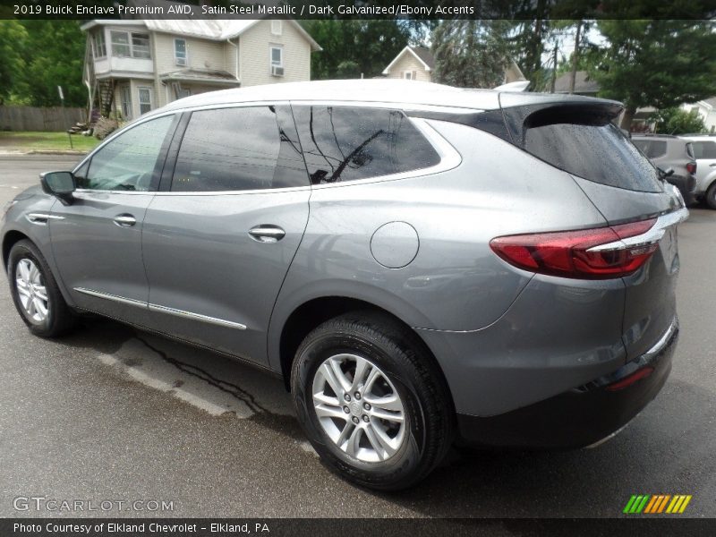 Satin Steel Metallic / Dark Galvanized/Ebony Accents 2019 Buick Enclave Premium AWD