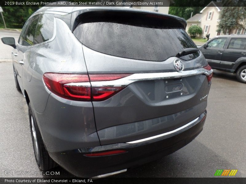 Satin Steel Metallic / Dark Galvanized/Ebony Accents 2019 Buick Enclave Premium AWD