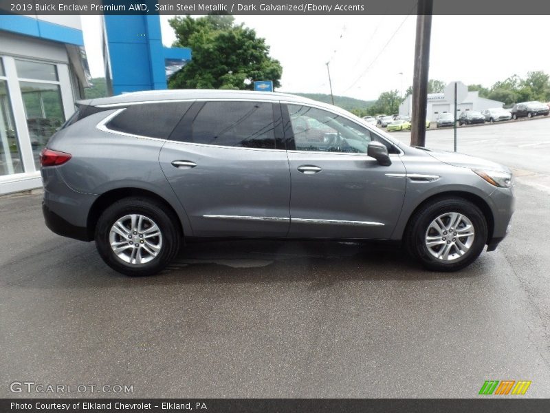 Satin Steel Metallic / Dark Galvanized/Ebony Accents 2019 Buick Enclave Premium AWD