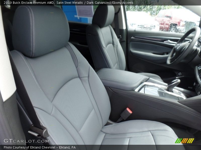Satin Steel Metallic / Dark Galvanized/Ebony Accents 2019 Buick Enclave Premium AWD