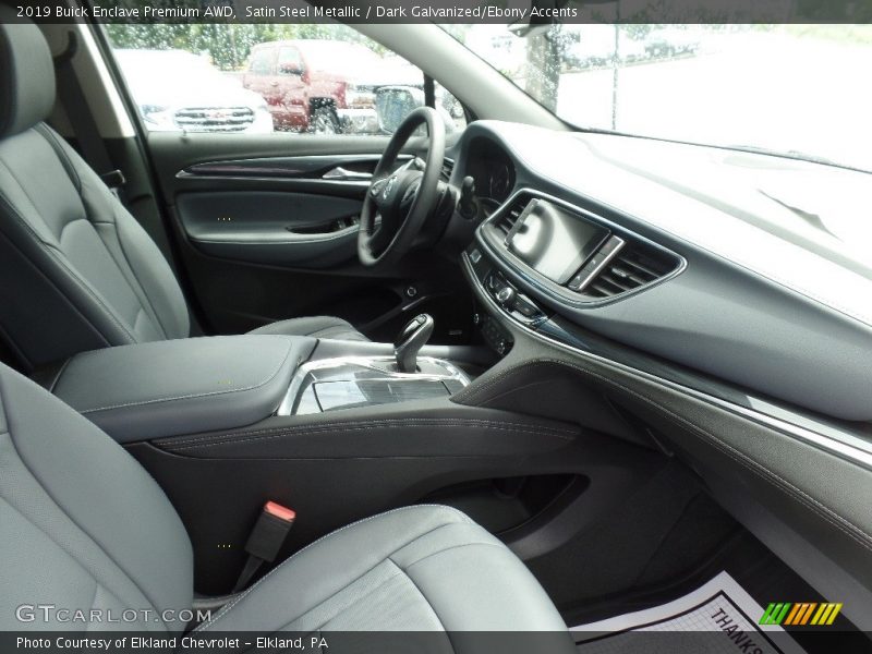 Satin Steel Metallic / Dark Galvanized/Ebony Accents 2019 Buick Enclave Premium AWD